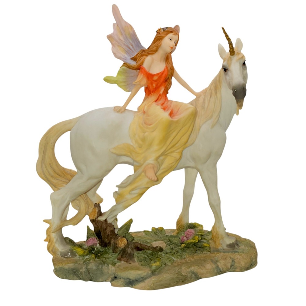 Summit Collection 2001 Veronese Fairy Unicorn Mystical Magical Fantasy Figurine